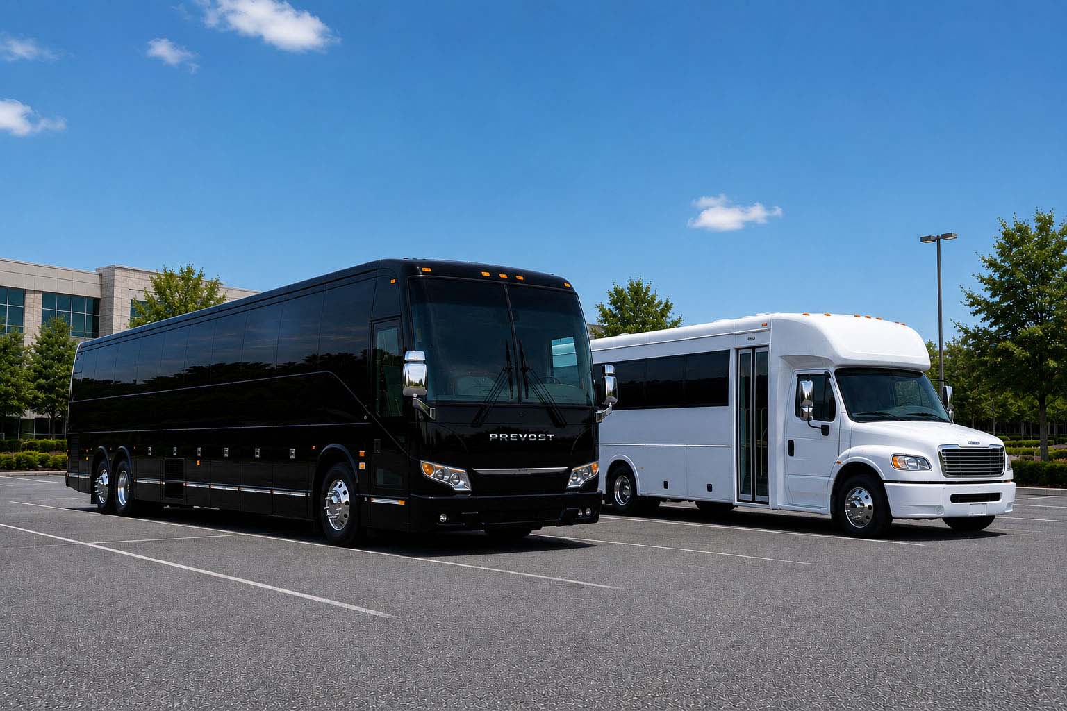 Charter bus rental in Asheville, NC